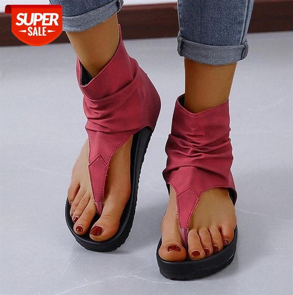 ultralight plus size flip flops women's european and american retro roman shoes #7y1s, Black
ultralight plus size flip flops women's european and american retro roman shoes #7y1s, Black
