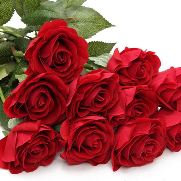 decorative flowers & wreaths 20pcs simulation artificial rose wedding bridal fake flower bouquet home office table plastic decor
decorative flowers & wreaths 20pcs simulation artificial rose wedding bridal fake flower bouquet home office table plastic decor