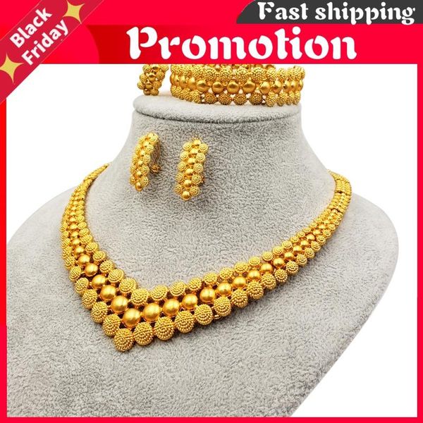 earrings & necklace nigeria gold color jewelry sets african bridal wedding gifts party for women bracelet ring set collares, Silver
earrings & necklace nigeria gold color jewelry sets african bridal wedding gifts party for women bracelet ring set collares, Silver