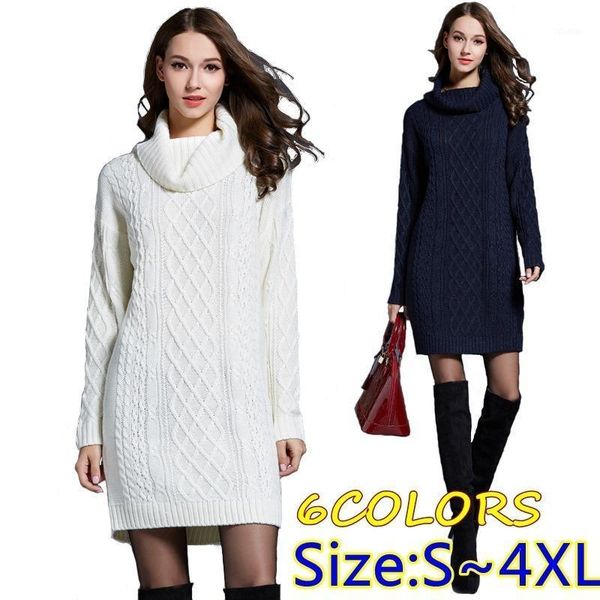 women's sweaters autumn winter women high collar twist knitted solid color bodycon sweater dressturtleneck tight warm side split s-4xl, White;black
women's sweaters autumn winter women high collar twist knitted solid color bodycon sweater dressturtleneck tight warm side split s-4xl, White;black