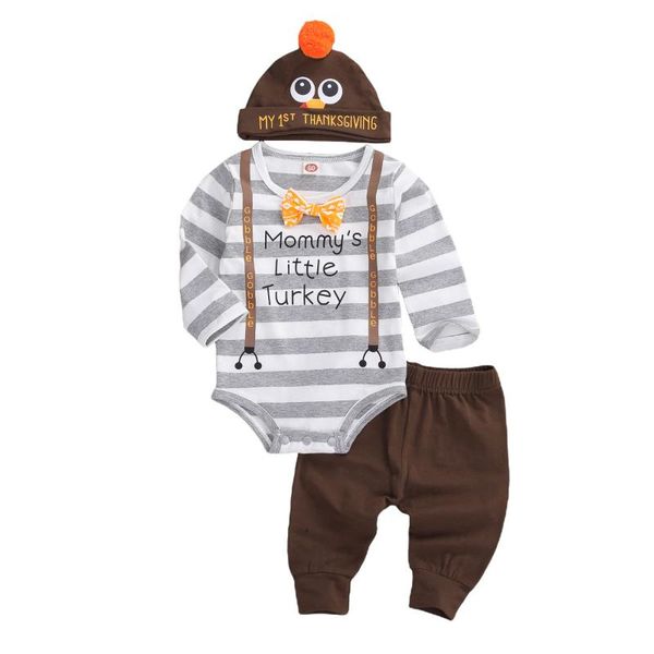 clothing sets born baby gentleman thanksgiving day clothes set boy outfit 3pcs striped long sleeve romper+pants+cartoon hat, White
clothing sets born baby gentleman thanksgiving day clothes set boy outfit 3pcs striped long sleeve romper+pants+cartoon hat, White