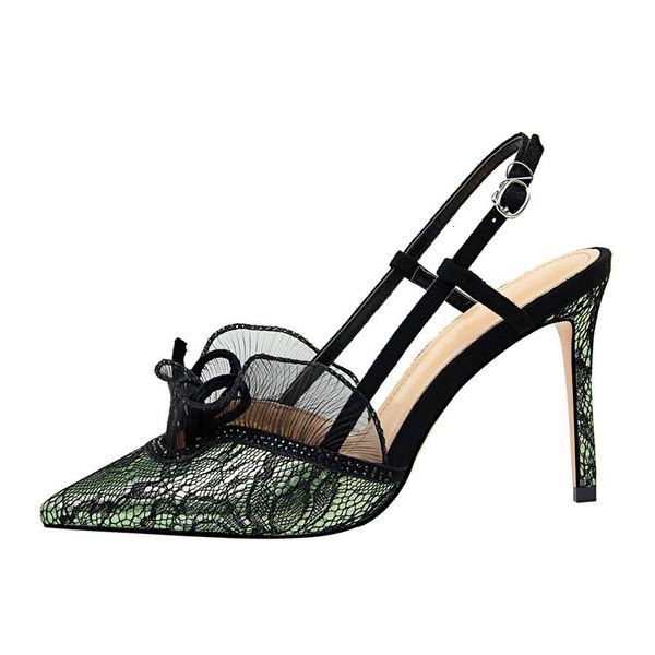 sandals women party high heel wedding pointed toe lace thin heels black green pink summer lady female shoes a0323 2yii
sandals women party high heel wedding pointed toe lace thin heels black green pink summer lady female shoes a0323 2yii