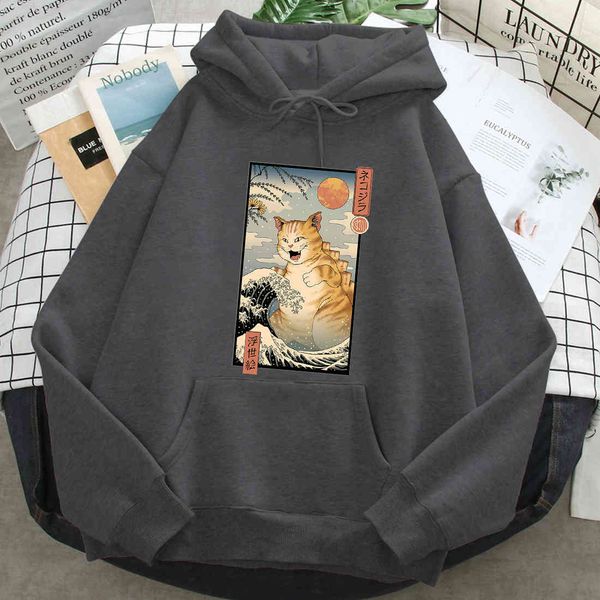 ukiyo men's and women's hoodi and cat printed sweatshirts, casual loose long sved sweaters, harajuku style, hip hop, autumn, Black
ukiyo men's and women's hoodi and cat printed sweatshirts, casual loose long sved sweaters, harajuku style, hip hop, autumn, Black
