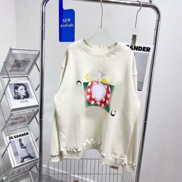 autumn / winter 21 new age reduced embroidery g family apple letter printing casual loose round neck sweater, Black
autumn / winter 21 new age reduced embroidery g family apple letter printing casual loose round neck sweater, Black
