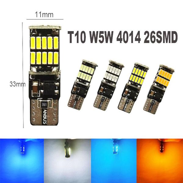 emergency lights 50pcs promotion 10 w5w canbus car interior light 194 501 led 26 4014 smd instrument bulb lamp dome 12v 6000k
emergency lights 50pcs promotion 10 w5w canbus car interior light 194 501 led 26 4014 smd instrument bulb lamp dome 12v 6000k