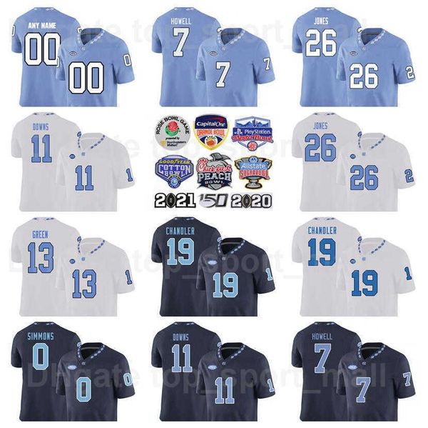 ncaa college football north carolina tar heels jersey 7 sam howell 19 ty chandler 26 dj jones 11 josh downs 3 antoine green 0 emery simmons, Black
ncaa college football north carolina tar heels jersey 7 sam howell 19 ty chandler 26 dj jones 11 josh downs 3 antoine green 0 emery simmons, Black