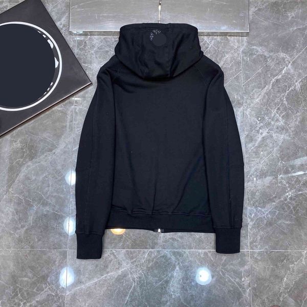 22 autumn winter ch embroidered zipper jacket hooded sweater loose casual men's and women's lovers' trend, Black
22 autumn winter ch embroidered zipper jacket hooded sweater loose casual men's and women's lovers' trend, Black