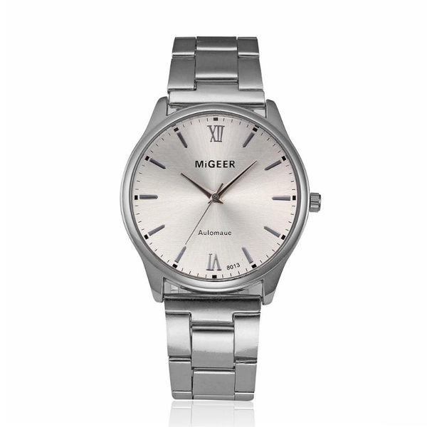 wristwatches men's watch fashion stainless steel band quartz watches casual male business relogio masculino relojes para hombre, Slivery;brown
wristwatches men's watch fashion stainless steel band quartz watches casual male business relogio masculino relojes para hombre, Slivery;brown