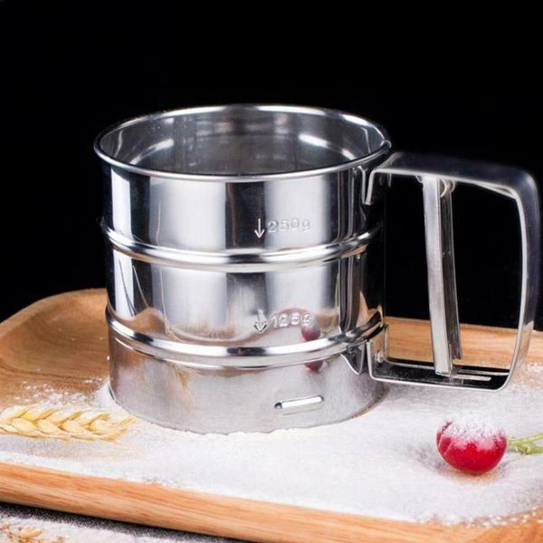 baking & pastry tools semi-automatic hand-held flour sieve steel cake utensils cocoa powder hand-screened sugar mesh
baking & pastry tools semi-automatic hand-held flour sieve steel cake utensils cocoa powder hand-screened sugar mesh
