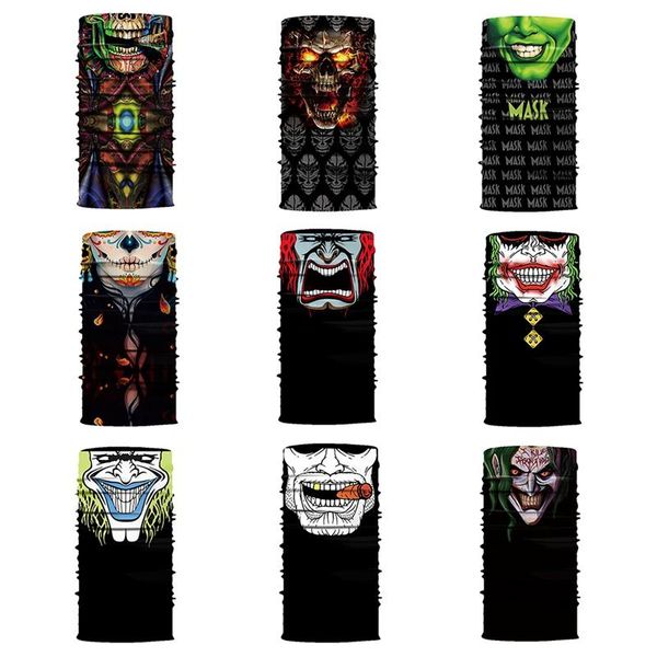scarves o clown skull personality quick-drying outdoor sports riding ever-changing magic towel dust-proof washable face, Blue;gray
scarves o clown skull personality quick-drying outdoor sports riding ever-changing magic towel dust-proof washable face, Blue;gray