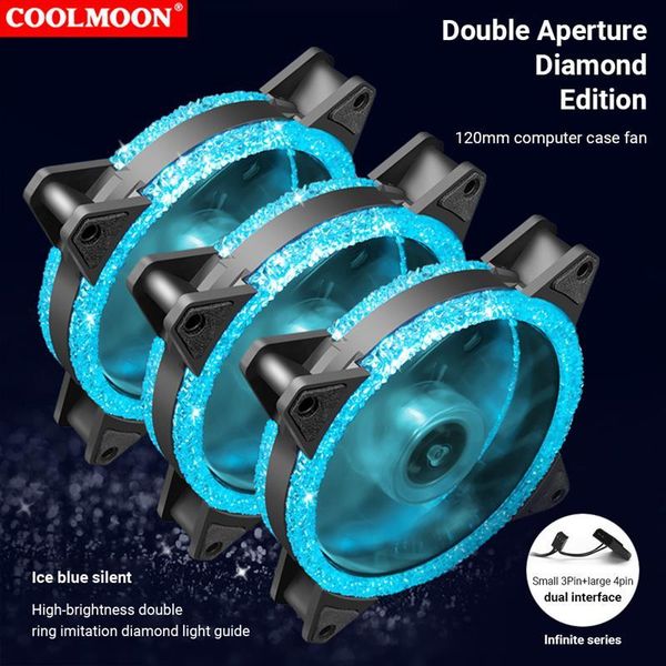 cooling fan 120mm diamond 3/4pin mute rgb light case cpu power cooler heatsink radiator for deskpc computer fans & coolings
cooling fan 120mm diamond 3/4pin mute rgb light case cpu power cooler heatsink radiator for deskpc computer fans & coolings