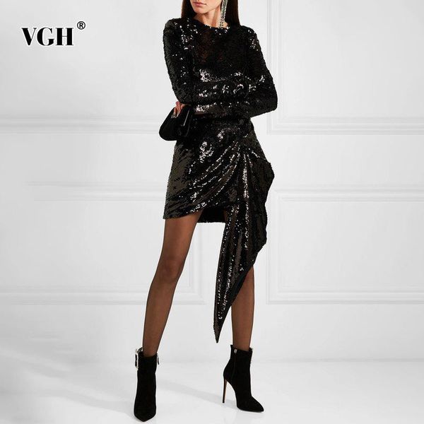 patchwork sequin asymmetrical dress for women o neck long sleeve high waist irregular hem streetwear dresses female 2021 casual, Black;gray
patchwork sequin asymmetrical dress for women o neck long sleeve high waist irregular hem streetwear dresses female 2021 casual, Black;gray