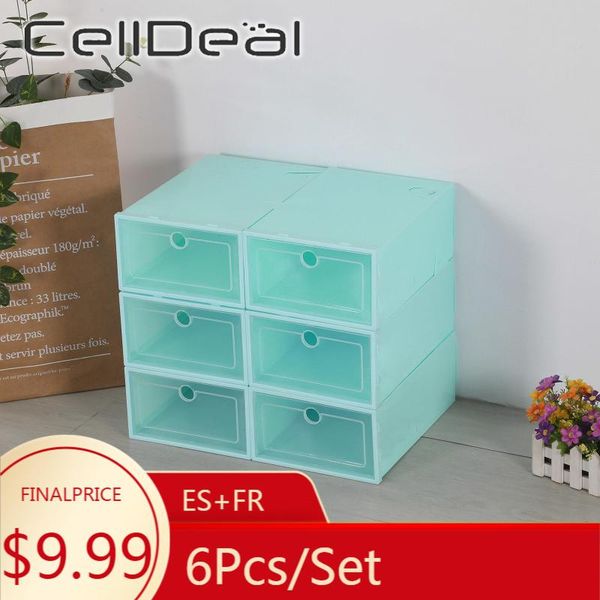 6pcs/set shoe rack storage bins drawers transparent plastic box folding boxes space saving combination flip cover clothing & wardrobe
6pcs/set shoe rack storage bins drawers transparent plastic box folding boxes space saving combination flip cover clothing & wardrobe