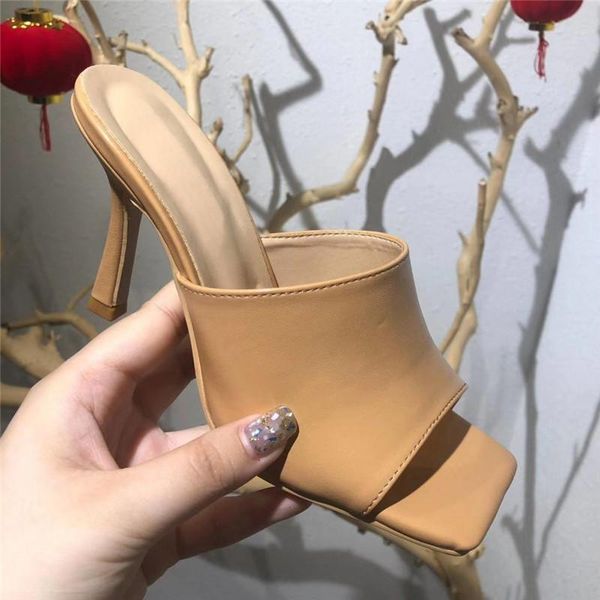 quilted leather women slippers summer squared toe mules 12 colors high heels sandals female casual party shoes, Black
quilted leather women slippers summer squared toe mules 12 colors high heels sandals female casual party shoes, Black