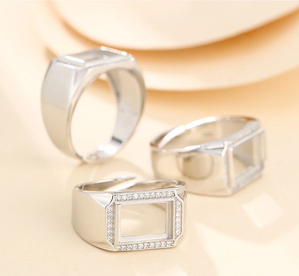8*11mm 925 sterling silver semi mount bases blanks base blank pad ring setting jewelry findings (without stone) a5447, Golden;silver
8*11mm 925 sterling silver semi mount bases blanks base blank pad ring setting jewelry findings (without stone) a5447, Golden;silver