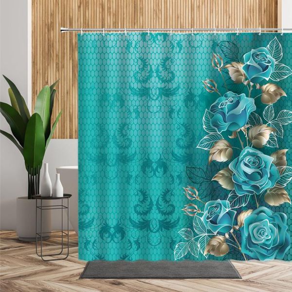 rose flowers gold leaves shower curtain for bathroom decors geometric paisley pattern backdrop creative waterproof bath curtains
rose flowers gold leaves shower curtain for bathroom decors geometric paisley pattern backdrop creative waterproof bath curtains