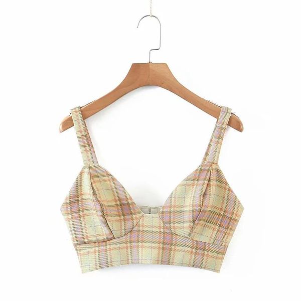 women's tanks & camis merodi women autumn fashion plaid short sling ladies elegant backelss secret button sweet chic girl, White
women's tanks & camis merodi women autumn fashion plaid short sling ladies elegant backelss secret button sweet chic girl, White