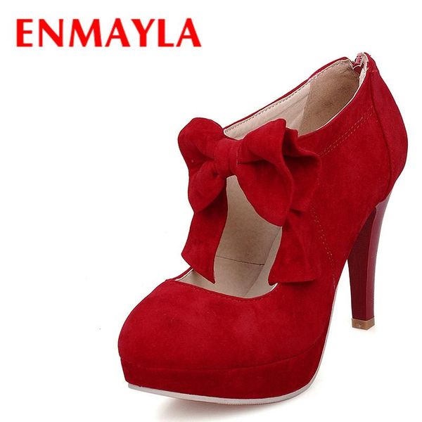 dress shoes enmayla spring flock high heels woman bowtie platform ladies women round toe red black pumps thin female
dress shoes enmayla spring flock high heels woman bowtie platform ladies women round toe red black pumps thin female