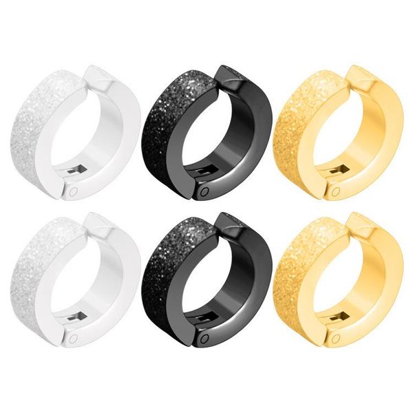 pcs for men frosted punk stud earrings women's stainless steel pressure sand without ear holes clip jewelry, Golden;silver
pcs for men frosted punk stud earrings women's stainless steel pressure sand without ear holes clip jewelry, Golden;silver