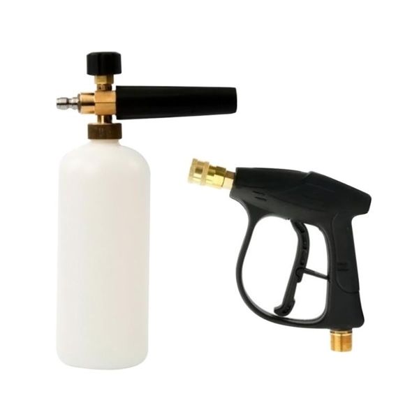 water gun & snow foam lance pressure washer jet wash 1/4" quick release adjustable cannon
water gun & snow foam lance pressure washer jet wash 1/4" quick release adjustable cannon