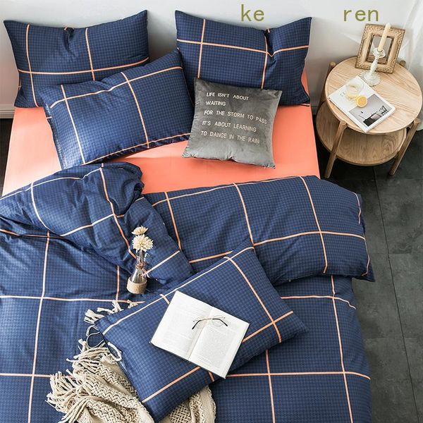family bed linen cotton soft plaid quilt cover 220x240 40s egyptian bedding set for home sets
family bed linen cotton soft plaid quilt cover 220x240 40s egyptian bedding set for home sets