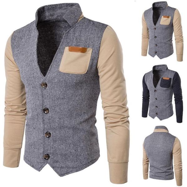 men's jackets autumn winter jacket slim fits stand collar zipper men solid cotton thick warm chaqueta hombre 97e3, Black;brown
men's jackets autumn winter jacket slim fits stand collar zipper men solid cotton thick warm chaqueta hombre 97e3, Black;brown