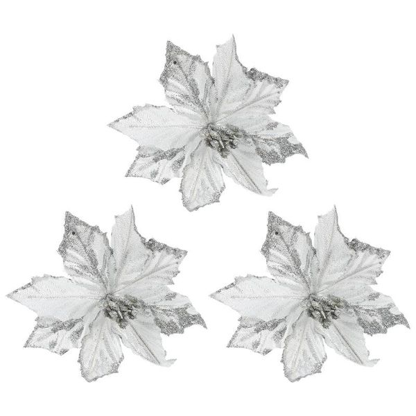 decorative flowers & wreaths 3pcs artificial christmas flower lint ornament party supplies
decorative flowers & wreaths 3pcs artificial christmas flower lint ornament party supplies
