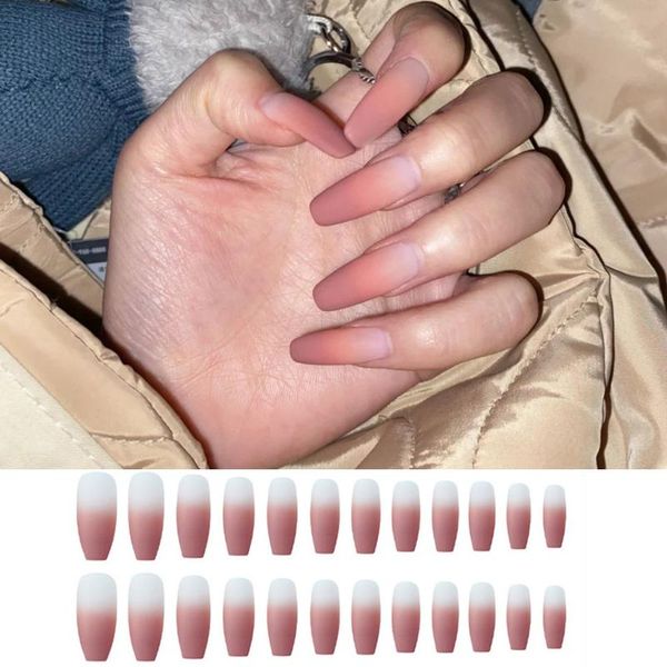 false nails women fashion full cover gradient ballerina manicure tool fake wearable long coffin nail tip tips, Red;gold
false nails women fashion full cover gradient ballerina manicure tool fake wearable long coffin nail tip tips, Red;gold