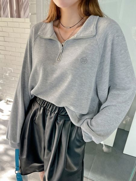 dazy letter embroidery quarter zip raglan sleeve pullover 26of#, White;black
dazy letter embroidery quarter zip raglan sleeve pullover 26of#, White;black