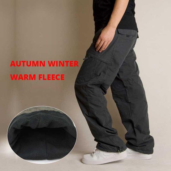 men's pants fleece lining cargo men casual straight loose baggy hip hop harem outdoor trousers male clothing, Black
men's pants fleece lining cargo men casual straight loose baggy hip hop harem outdoor trousers male clothing, Black