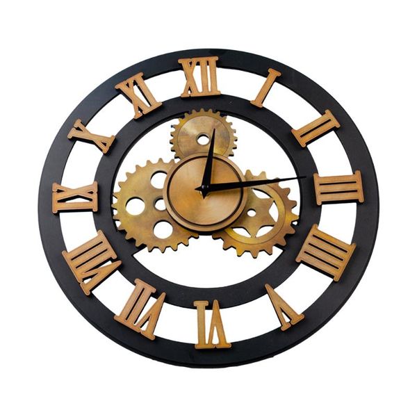 wall clocks industrial 3d wooden clock large classic retro gear hanging roman numeral horologe european style living room decor
wall clocks industrial 3d wooden clock large classic retro gear hanging roman numeral horologe european style living room decor
