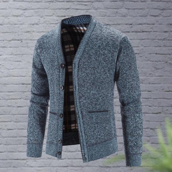 men's jackets comfy sweater solid color single-breasted coat for vacation, Black;brown
men's jackets comfy sweater solid color single-breasted coat for vacation, Black;brown