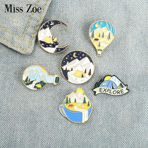 pins, brooches camping adventure enamel pins custom explore natural scenery brooch lapel badge bag cartoon jewelry gift for kid friend, Gray
pins, brooches camping adventure enamel pins custom explore natural scenery brooch lapel badge bag cartoon jewelry gift for kid friend, Gray