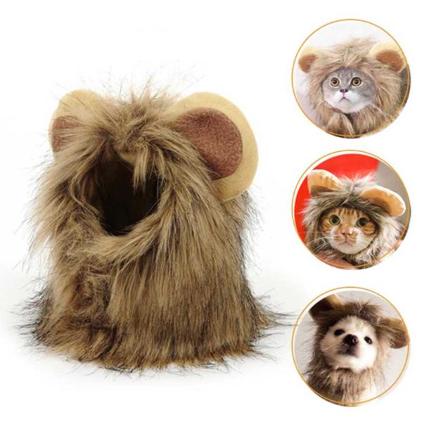 cat lion hat pet headgear costumes 
cat lion hat pet headgear costumes