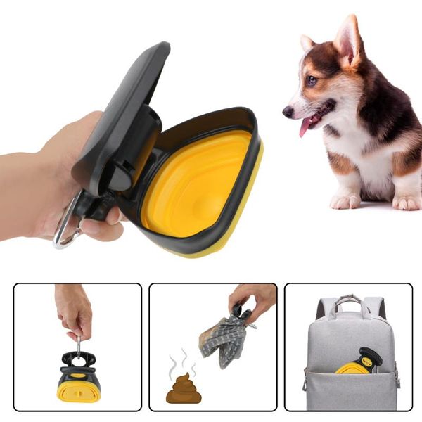 portable abs poop scoop pet waste bags with 1 roll decomposable garbage holder travel outdoor clean pick up excreta dog & outdoors
portable abs poop scoop pet waste bags with 1 roll decomposable garbage holder travel outdoor clean pick up excreta dog & outdoors