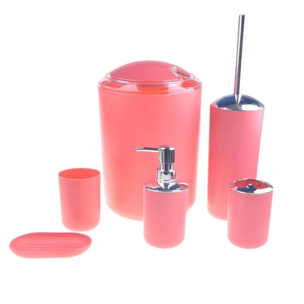 bath accessory set 28eb bathroom accessories, 6 plastic gift sets, toothbrush holders, cups, soap dispensers, boxes, toilet brush
bath accessory set 28eb bathroom accessories, 6 plastic gift sets, toothbrush holders, cups, soap dispensers, boxes, toilet brush