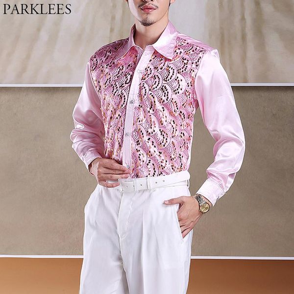 men's casual shirts mens wave pattern sequin club party 2021 stage prom button down chemise homme dance host chorus shirt male pink, White;black
men's casual shirts mens wave pattern sequin club party 2021 stage prom button down chemise homme dance host chorus shirt male pink, White;black