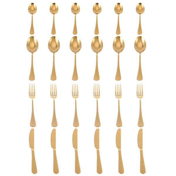 flatware sets 1 set simple style cutlery restaurant home cutter spoon fork