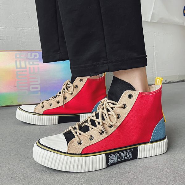 trendy anime high sneakers men canvas shoes comfortable flat stitched vulcanized shoes men casual sneakers zapatillas hombre
trendy anime high sneakers men canvas shoes comfortable flat stitched vulcanized shoes men casual sneakers zapatillas hombre