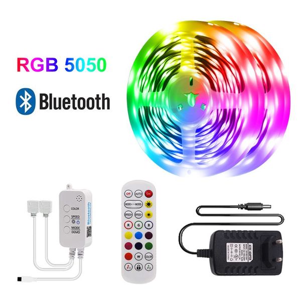 strips rgb led strip lights dc 12v smd flexible tape diode with bluetooth control+adapter ribbon light lamp
strips rgb led strip lights dc 12v smd flexible tape diode with bluetooth control+adapter ribbon light lamp