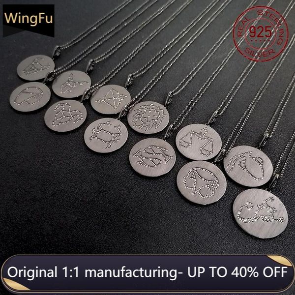 chains s925 sterling silver black 12 constellation inlaid zircon pendant necklace women fashion monaco jewelry gift
chains s925 sterling silver black 12 constellation inlaid zircon pendant necklace women fashion monaco jewelry gift