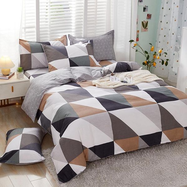bedding sets 100% cotton duvet cover + pillowcase simple geometry quilt bed linens no sheet single king hometextile
bedding sets 100% cotton duvet cover + pillowcase simple geometry quilt bed linens no sheet single king hometextile