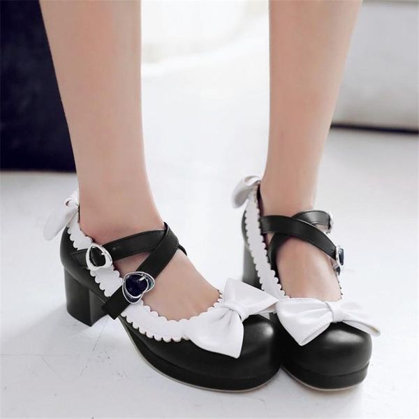 dress shoes 2021 spring buckle strap round toe thick heel pumps women sweet bow lolita women's large size 30-46 female mary jane, Black
dress shoes 2021 spring buckle strap round toe thick heel pumps women sweet bow lolita women's large size 30-46 female mary jane, Black