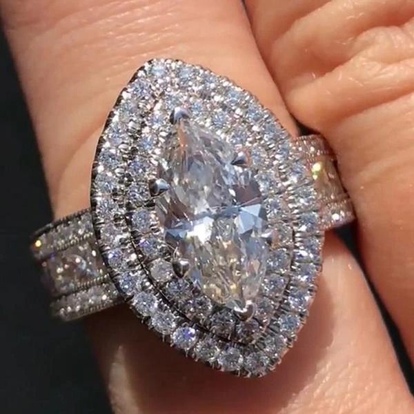 wedding rings huitan fashion marquise cubic zirconia crystal women for anniversary party temperament elegant ring female jewelry, Slivery;golden
wedding rings huitan fashion marquise cubic zirconia crystal women for anniversary party temperament elegant ring female jewelry, Slivery;golden