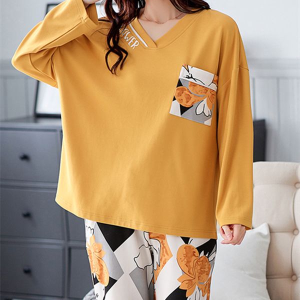 yoo-ah cotton pajamas women cartoon long sleeve cute pyjamas autumn home clothes comfortable homewear lounge sleepwear, Black;red
yoo-ah cotton pajamas women cartoon long sleeve cute pyjamas autumn home clothes comfortable homewear lounge sleepwear, Black;red