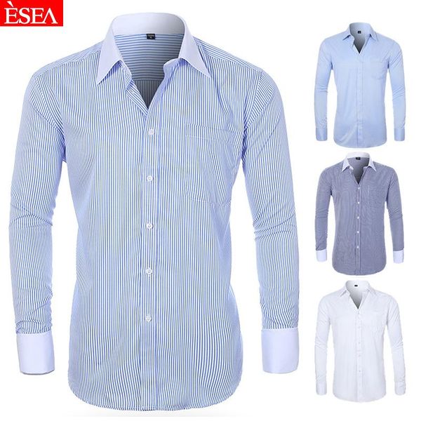 men's dress shirts fashion many styles formal banquet french cufflinks button lapel large size long-sleeved shirt for spring and autumn, White;black
men's dress shirts fashion many styles formal banquet french cufflinks button lapel large size long-sleeved shirt for spring and autumn, White;black