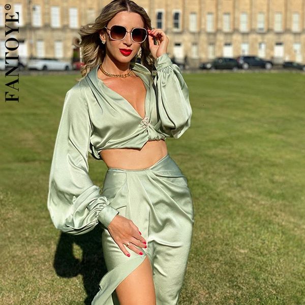 women's tracksuits satin irregular split puff sleeve women two piece dress sets deep v neck and skirt set slim partywear suits 3oww, Gray
women's tracksuits satin irregular split puff sleeve women two piece dress sets deep v neck and skirt set slim partywear suits 3oww, Gray