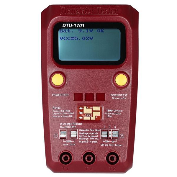 multimeters digital multimeter transistor tester megger insulation resistance inductance capacitance esr meter dtu-1701
multimeters digital multimeter transistor tester megger insulation resistance inductance capacitance esr meter dtu-1701