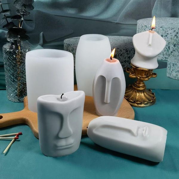 craft tools nordic design 3d facial silicone candle mold diy handmade gypsum portrait sculpture
craft tools nordic design 3d facial silicone candle mold diy handmade gypsum portrait sculpture