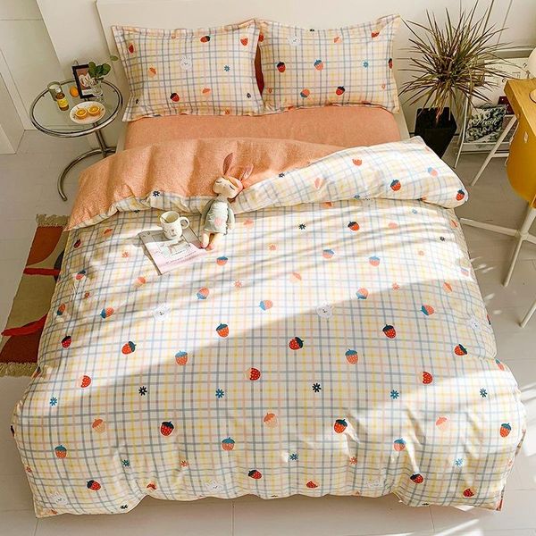 bedding sets sweet strawberry lattice korea style fashion cotton duvet cover sheet pillowcase soft 4pcs set king full oceania
bedding sets sweet strawberry lattice korea style fashion cotton duvet cover sheet pillowcase soft 4pcs set king full oceania